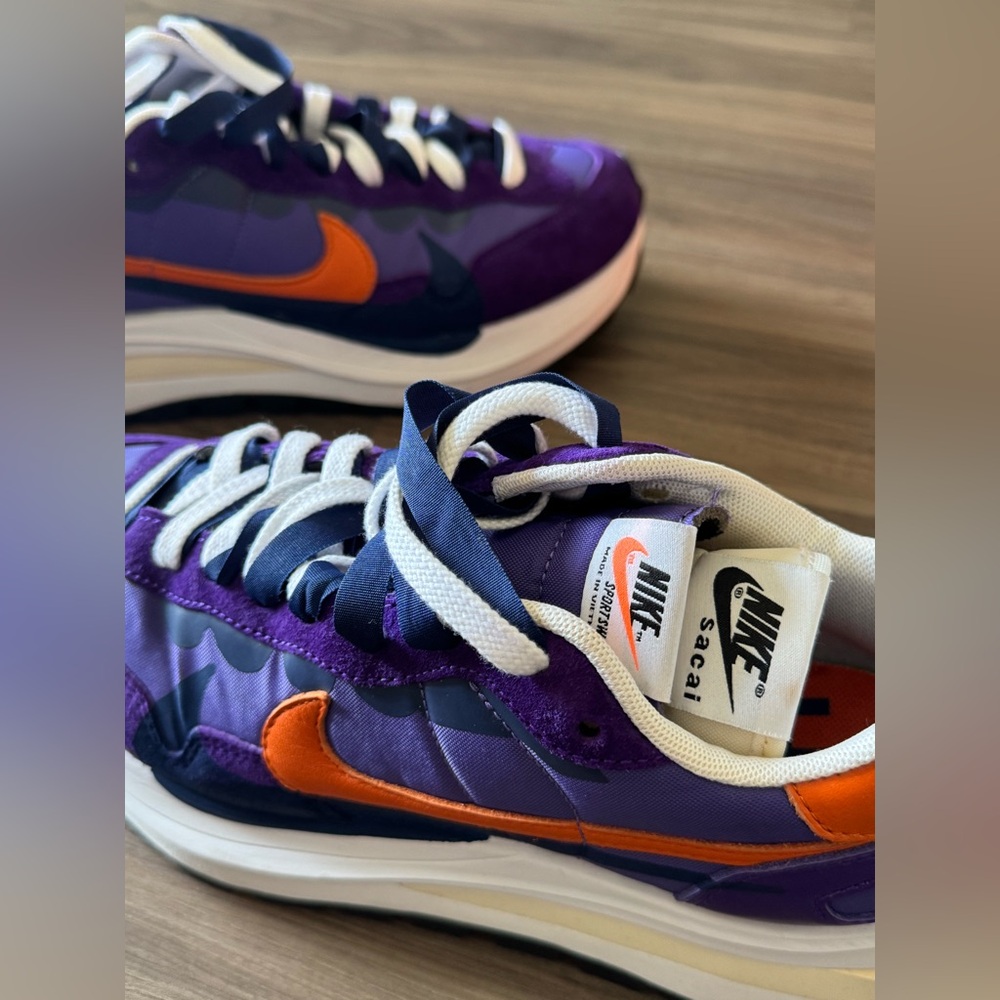 Nike Vaporwaffle Sacai Dark Iris Men’s 8 or Women’s 9.5 - Picture 10 of 11
